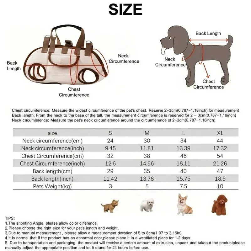 Dog Carrier + Leash